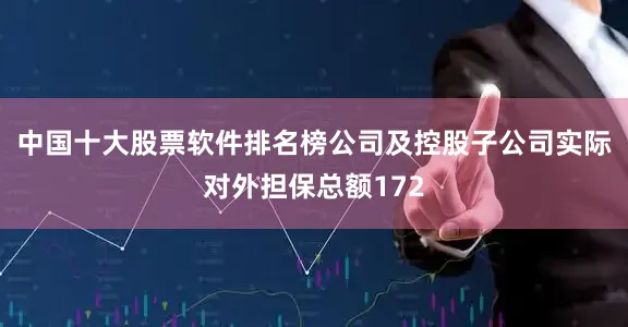 中国十大股票软件排名榜公司及控股子公司实际对外担保总额172