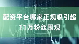 配资平台哪家正规吸引超11万粉丝围观