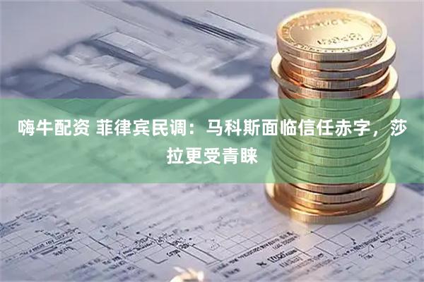 嗨牛配资 菲律宾民调：马科斯面临信任赤字，莎拉更受青睐