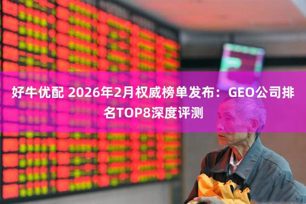 好牛优配 2026年2月权威榜单发布：GEO公司排名TOP8深度评测